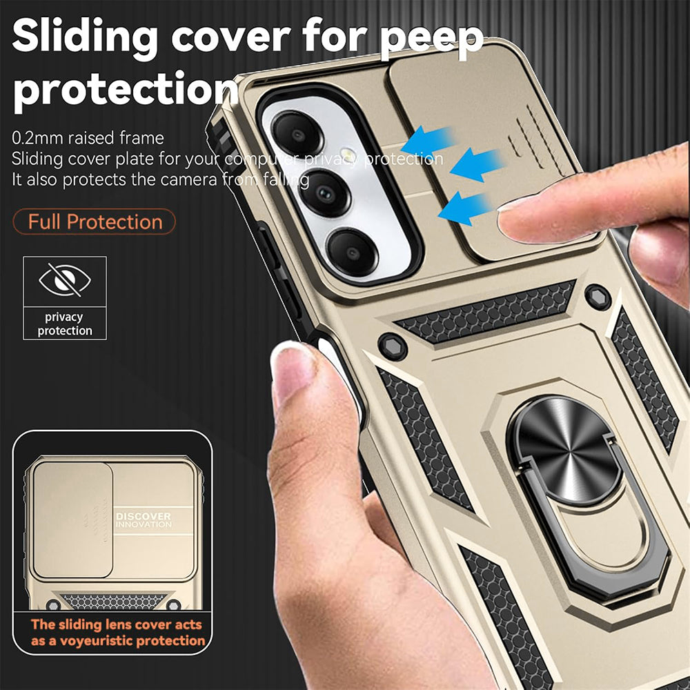 Coque pour Xiaomi Redmi Note 14 4G (Standard), Techsuit, CamShield, Dorée