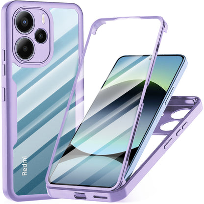 Hoes voor Xiaomi Redmi Note 14 4G (Standaard), Techsuit, ColorVerse 360, Paars