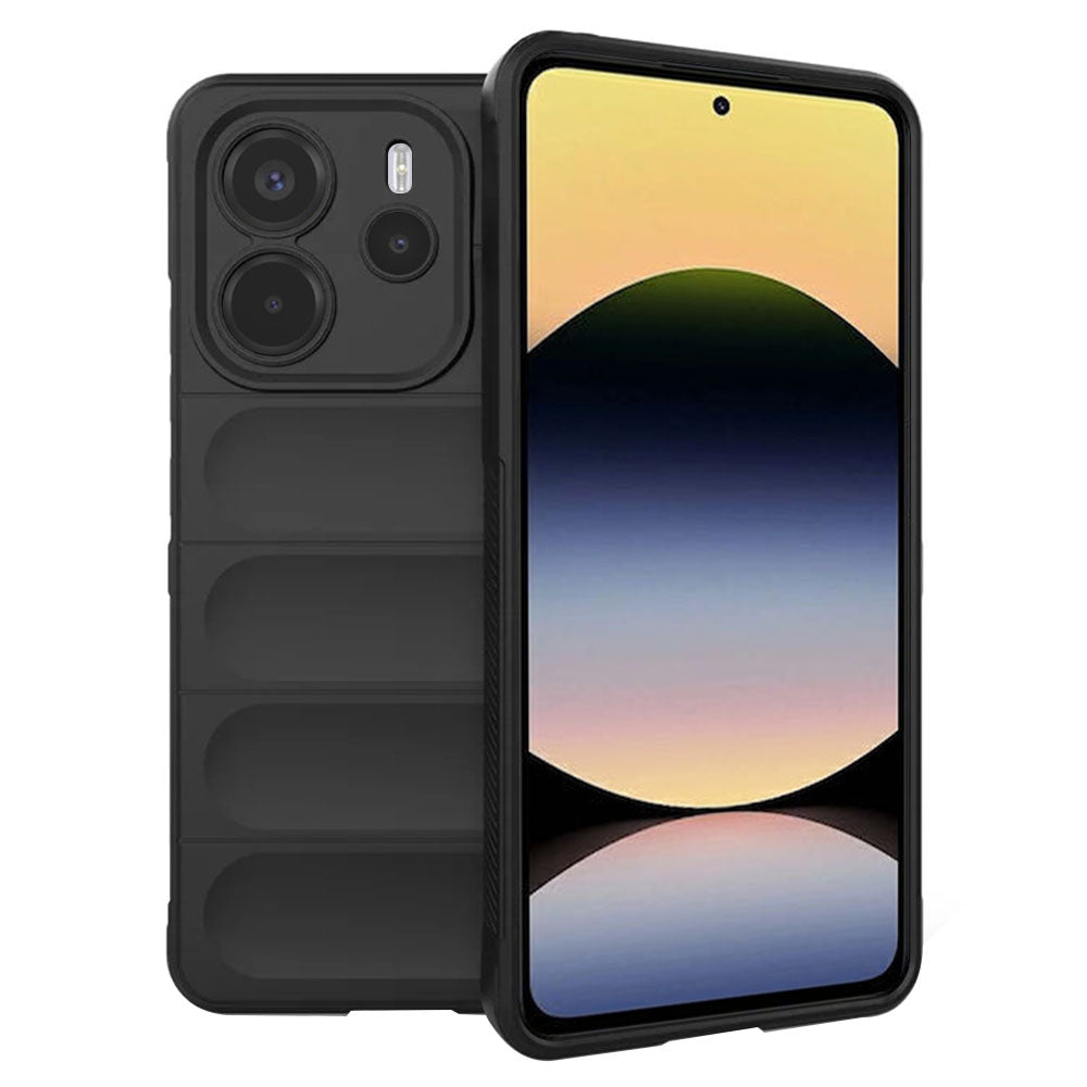 Coque pour Xiaomi Redmi Note 14 4G (Standard), Techsuit, Magic Shield, Noire