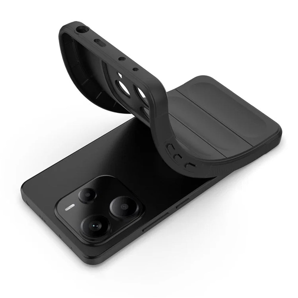 Coque pour Xiaomi Redmi Note 14 4G (Standard), Techsuit, Magic Shield, Noire