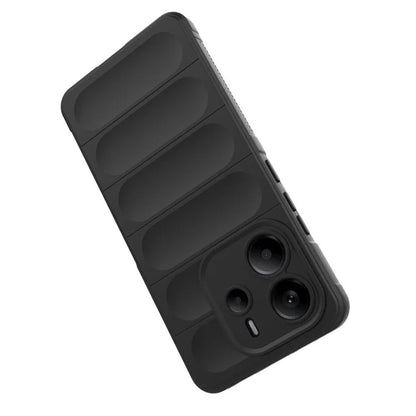 Coque pour Xiaomi Redmi Note 14 4G (Standard), Techsuit, Magic Shield, Noire