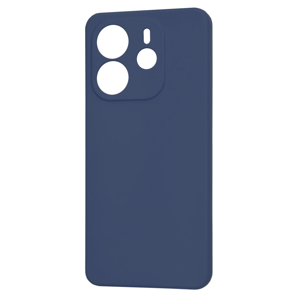 Coque pour Xiaomi Redmi Note 14 4G (Standard), Techsuit, SoftFlex, Bleu marine