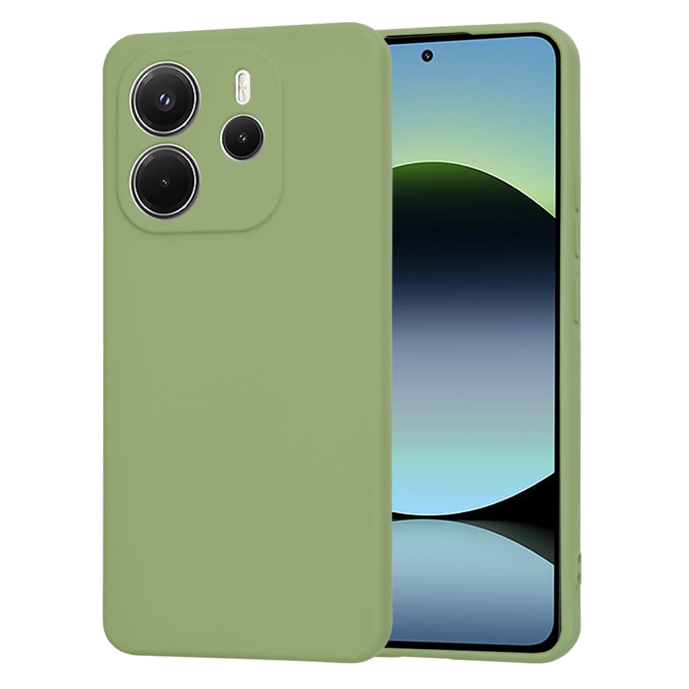 Hoes voor Xiaomi Redmi Note 14 4G (Standaard), Techsuit, SoftFlex, Matcha