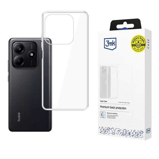 Hoesje voor Xiaomi Redmi Note 14 5G, 3MK, Clear, Transparant