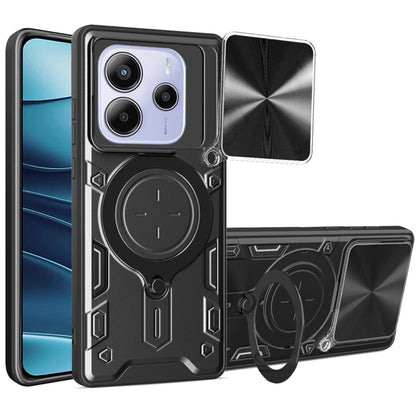 Hülle für Xiaomi Redmi Note 14 5G, Techsuit, CamGuard Pro, Schwarz