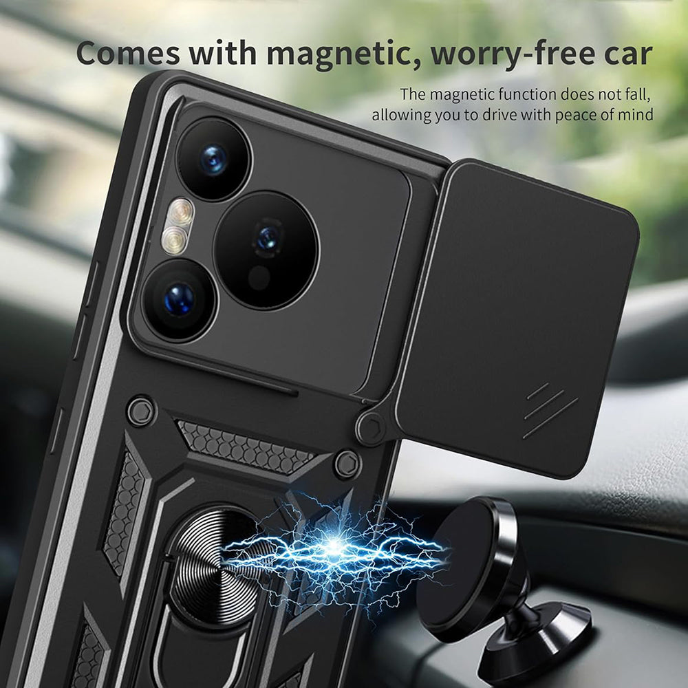 Hülle für Xiaomi Redmi Note 14 5G, Techsuit, CamShield, Schwarz