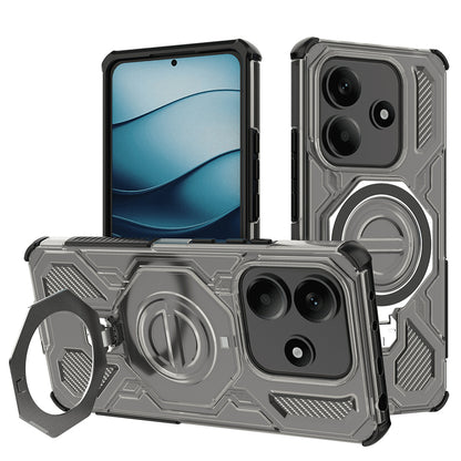 Case for Xiaomi Redmi Note 14 5G, Techsuit, Carbon Shield Pro, Smoke