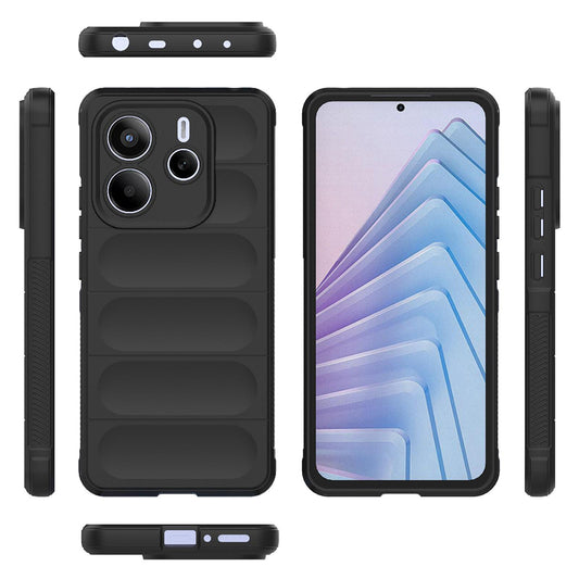 Hoesje voor Xiaomi Redmi Note 14 5G, Techsuit, Magic Shield, Zwart
