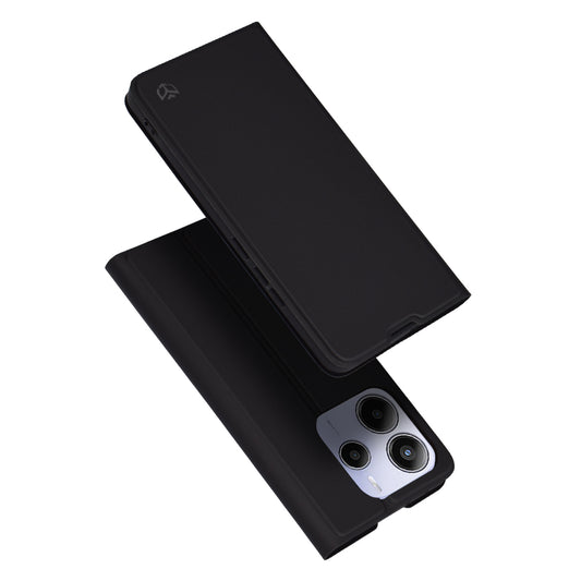 Hoes voor Xiaomi Redmi Note 14 5G, Techsuit, Magskin Book, Zwart