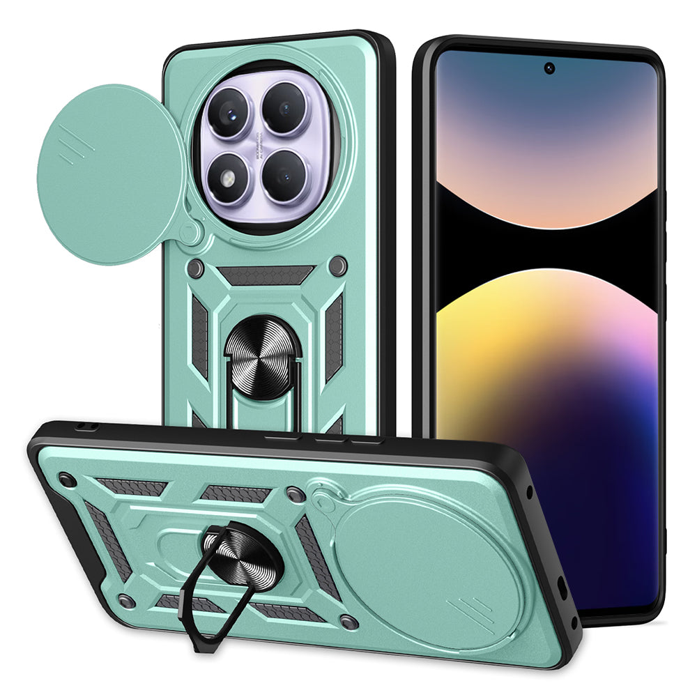 Coque pour Xiaomi Redmi Note 14 Pro 4G, Techsuit, CamShield, Vert