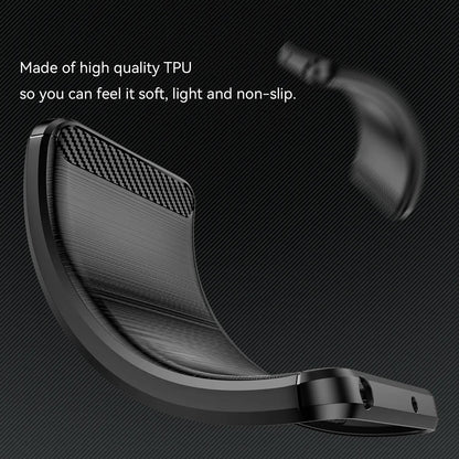 Hülle für Xiaomi Redmi Note 14 Pro 4G, Techsuit, Carbon, Blau