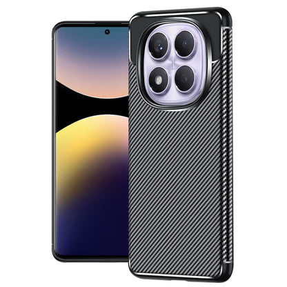Hülle für Xiaomi Redmi Note 14 Pro 4G, Techsuit, CarbonFiber, Schwarz