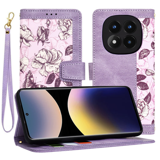 Coque pour Xiaomi Redmi Note 14 Pro 4G, Techsuit, FlipCraft, Violet
