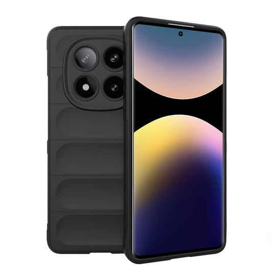 Hülle für Xiaomi Redmi Note 14 Pro 4G, Techsuit, Magic Shield, Schwarz