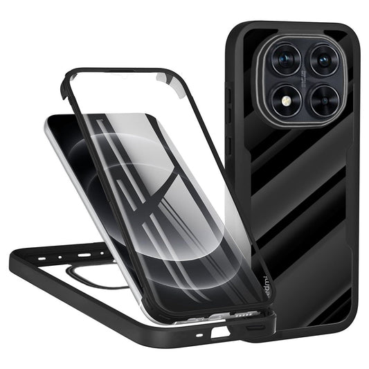 Hülle für Xiaomi Redmi Note 14 Pro+ 5G / Note 14 Pro 5G / Poco X7, Techsuit, ColorVerse 360, Schwarz