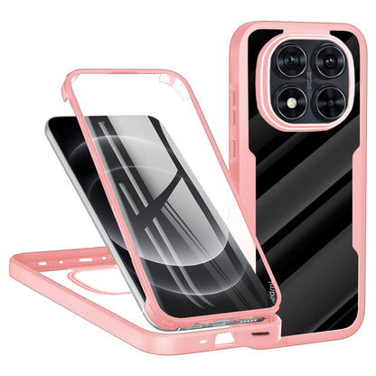 Hülle für Xiaomi Redmi Note 14 Pro+ 5G / Note 14 Pro 5G / Poco X7, Techsuit, ColorVerse 360, Rosa