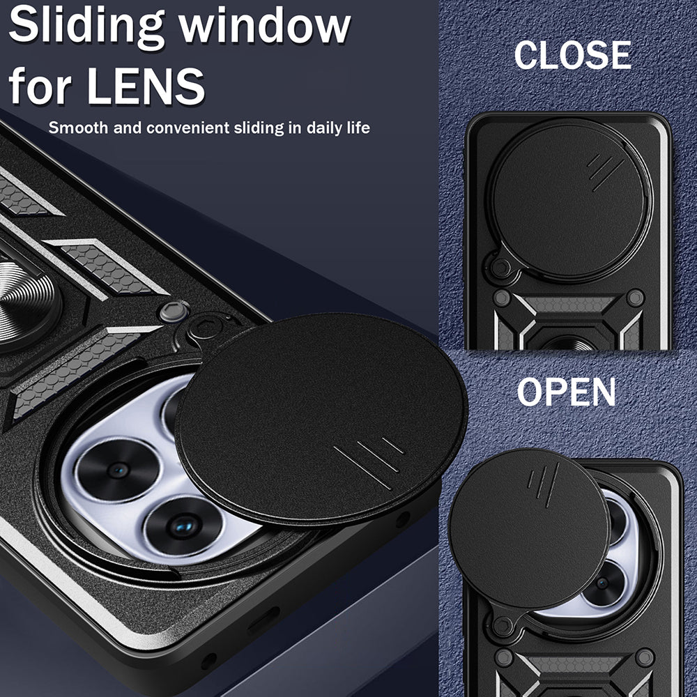 Coque pour Xiaomi Redmi Note 14 Pro+ 5G, Techsuit, CamShield, Noire