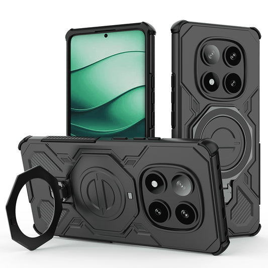 Hülle für Xiaomi Redmi Note 14 Pro+ 5G, Techsuit, Carbon Shield Pro, Schwarz