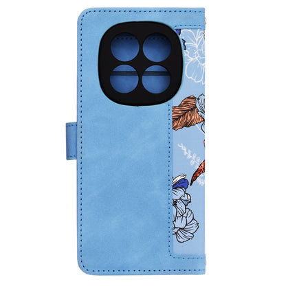 Coque pour Xiaomi Redmi Note 14 Pro+ 5G, Techsuit, FlipCraft, Bleu