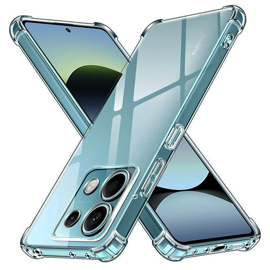 Hoes voor Xiaomi Redmi Note 14S, Techsuit, Schokbestendig Helder, Transparant
