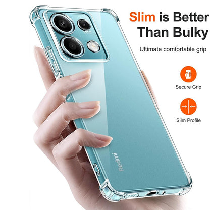 Case for Xiaomi Redmi Note 14S, Techsuit, Shockproof Clear, Transparent