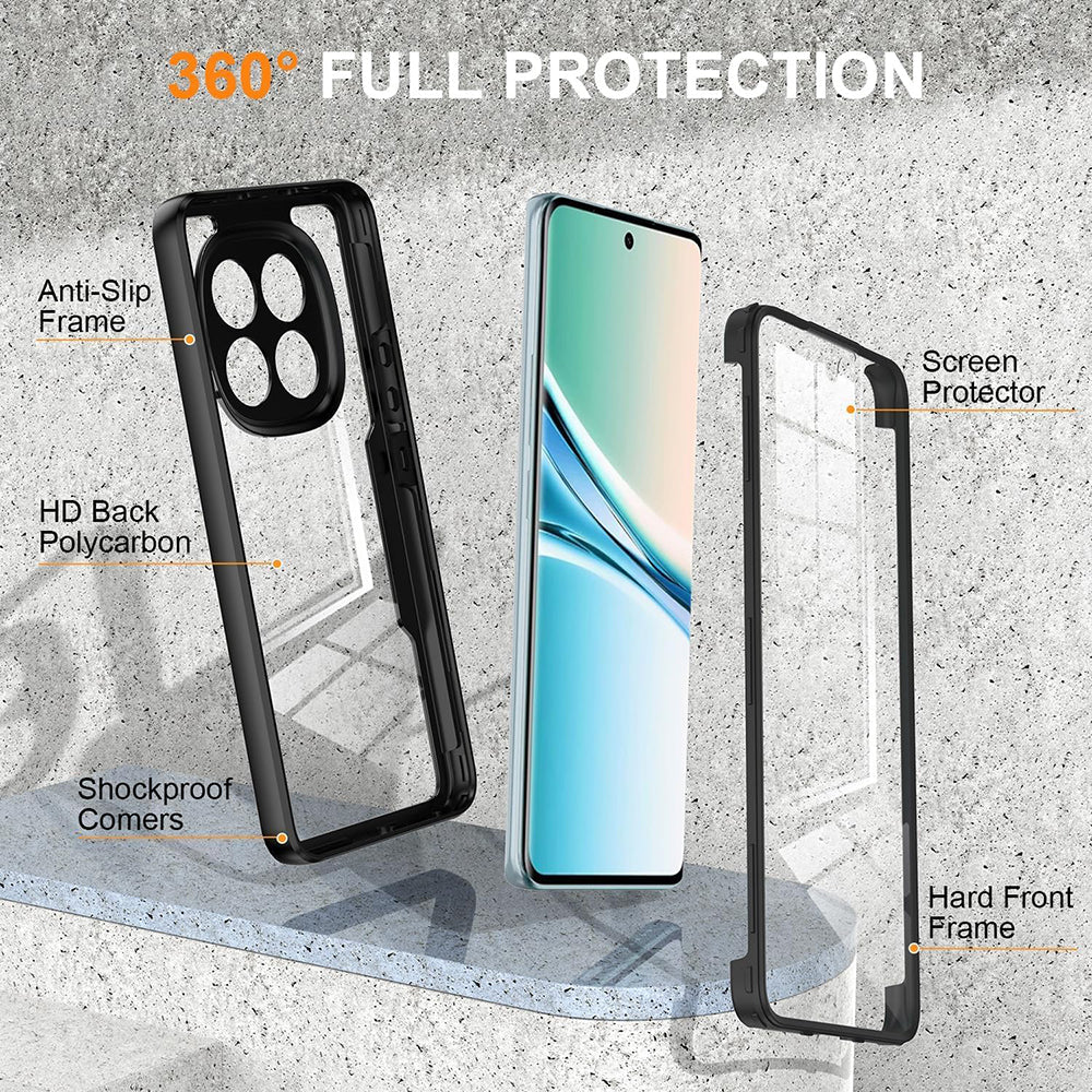 Hülle für Xiaomi Redmi Note 15 4G, Techsuit, ColorVerse 360, Blau