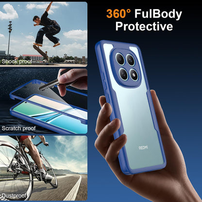 Hülle für Xiaomi Redmi Note 15 4G, Techsuit, ColorVerse 360, Blau