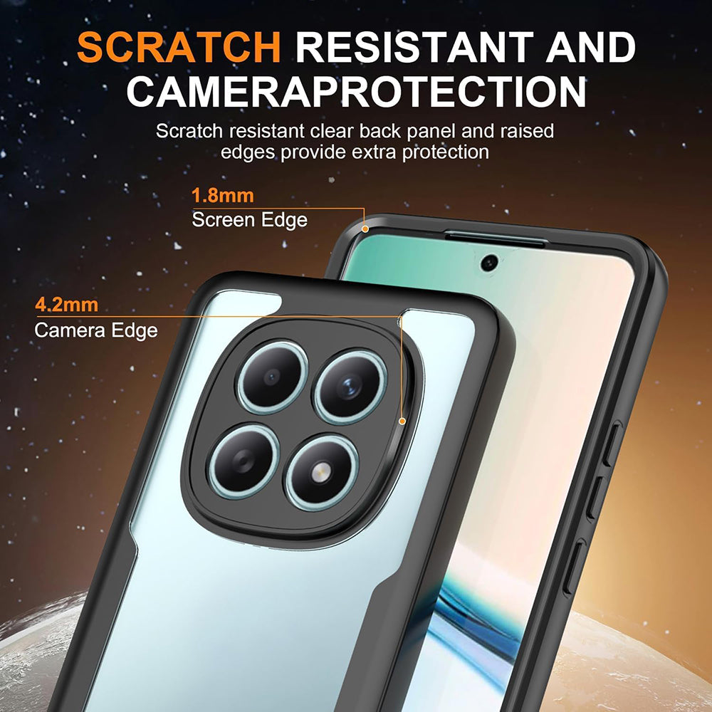 Hülle für Xiaomi Redmi Note 15 4G, Techsuit, ColorVerse 360, Schwarz