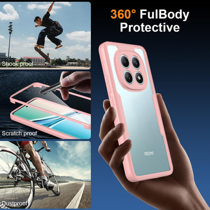 Hülle für Xiaomi Redmi Note 15 4G, Techsuit, ColorVerse 360, Rosa