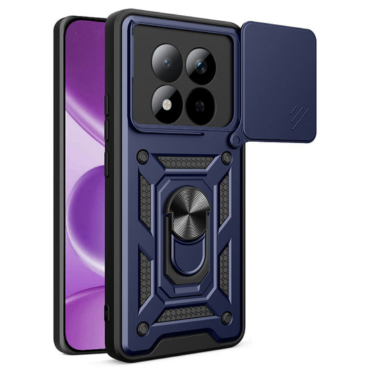 Hülle für Xiaomi Redmi Note 15 Pro 4G, Techsuit, CamShield, Blau