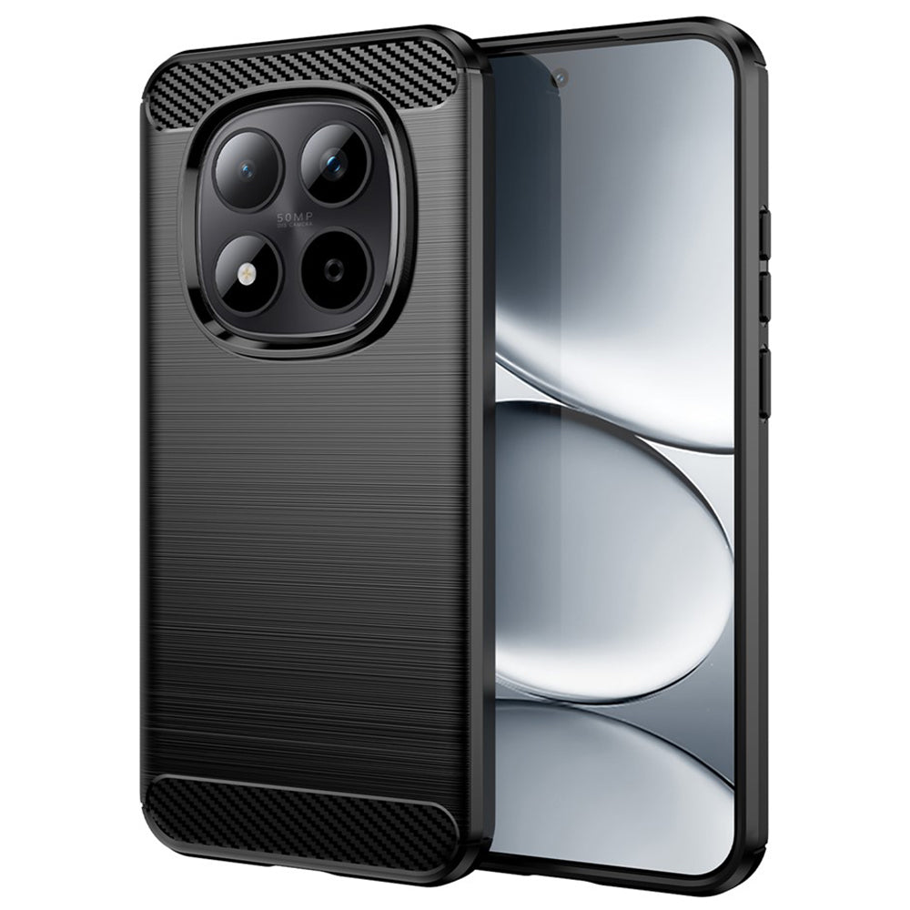 Étui pour Xiaomi Redmi Note 15 Pro 4G, Techsuit, Carbone, Noir