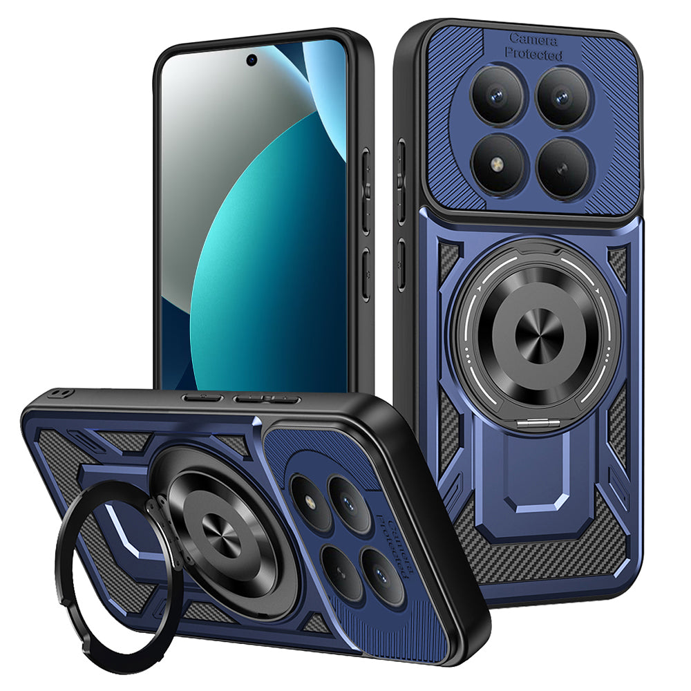 Étui pour Xiaomi Redmi Note 15 Pro 4G, Techsuit, RuggedCam, Bleu