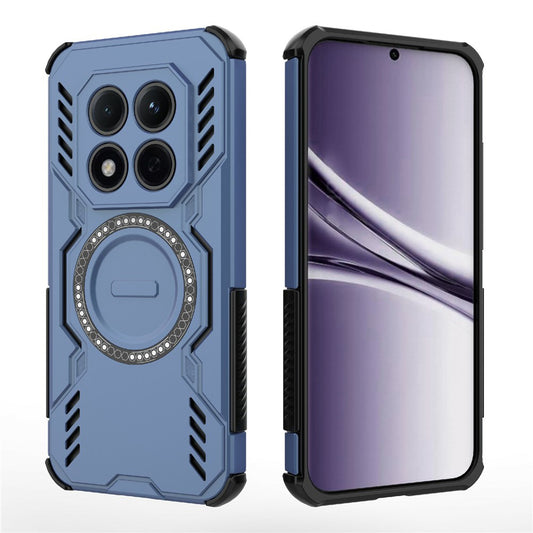 Étui MagSafe pour Xiaomi Redmi Note 15 Pro 5G, Techsuit, ArmorMag, Bleu