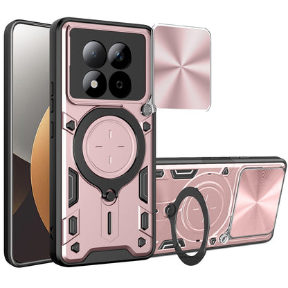 Hülle für Xiaomi Redmi Note 15 Pro 5G, Techsuit, CamGuard Pro, Roségold