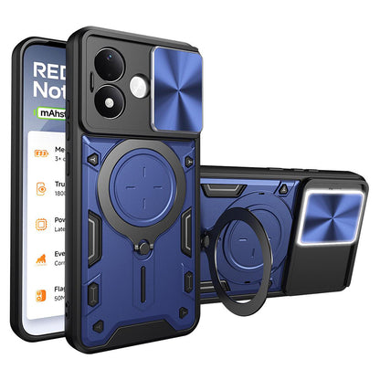Coque pour Xiaomi Redmi Note 17 4G / Note 17 5G, Techsuit, CamGuard Pro, bleue