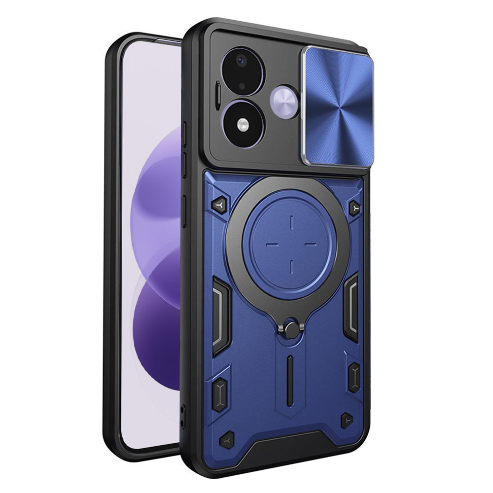 Coque pour Xiaomi Redmi Note 17 4G / Note 17 5G, Techsuit, CamGuard Pro, bleue