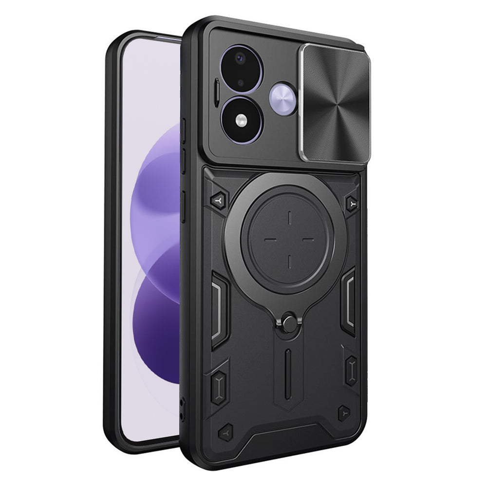 Hoesje voor Xiaomi Redmi Note 17 4G / Note 17 5G, Techsuit, CamGuard Pro, zwart