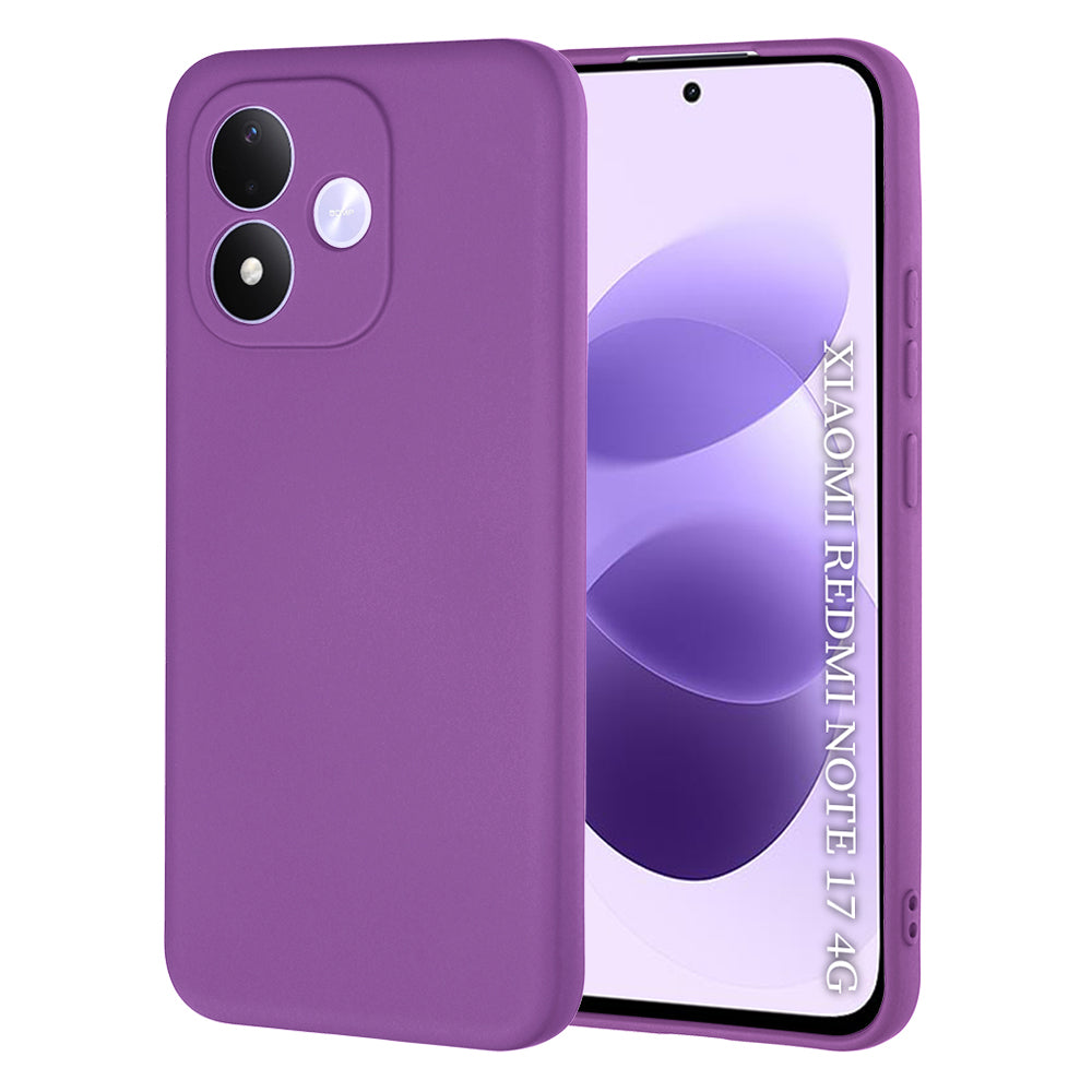 Hoesje voor Xiaomi Redmi Note 17 4G / Note 17 5G, Techsuit, SoftFlex, paars