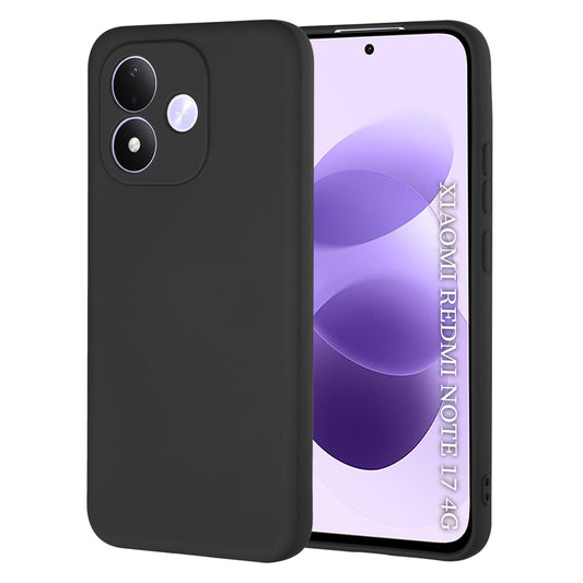 Coque pour Xiaomi Redmi Note 17 4G / Note 17 5G, Techsuit, SoftFlex, Noire
