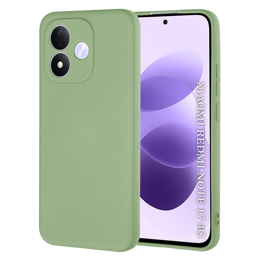 Coque pour Xiaomi Redmi Note 17 4G / Note 17 5G, Techsuit, SoftFlex, vert clair