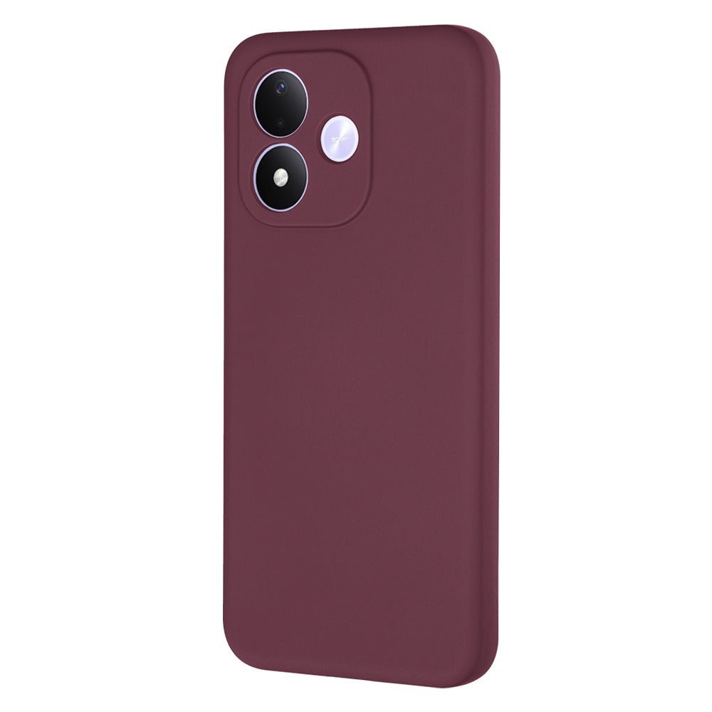 Hoesje voor Xiaomi Redmi Note 17 4G / Note 17 5G, Techsuit, SoftFlex, bordeauxrood
