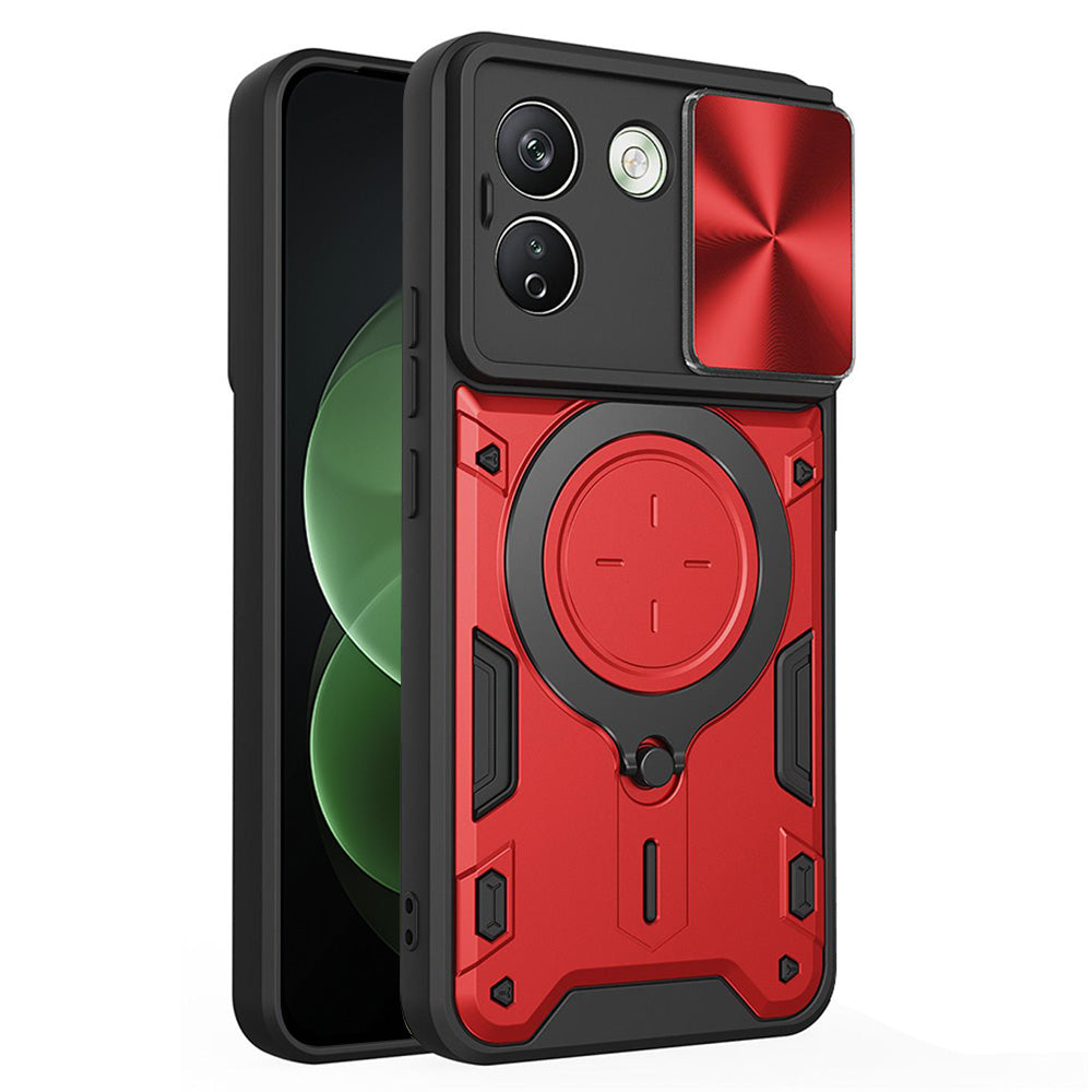 Coque pour Xiaomi Redmi Note 17 Pro Max, Techsuit, CamGuard Pro, rouge