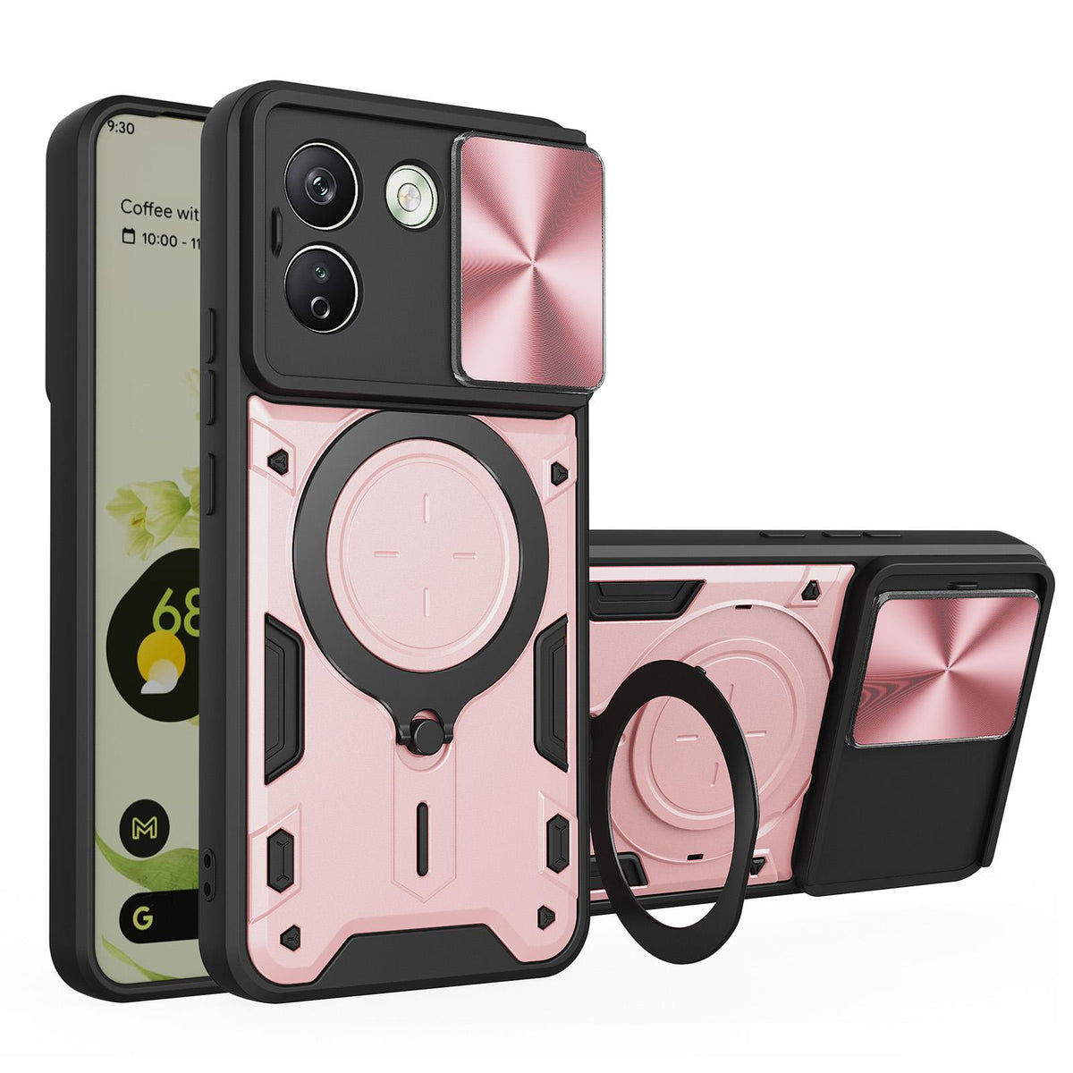 Hoesje voor Xiaomi Redmi Note 17 Pro Max, Techsuit, CamGuard Pro, roségoud