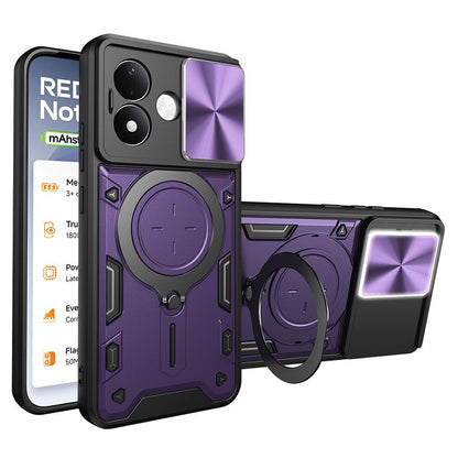 Telefoonhoesje voor Xiaomi Redmi Note 17 Pro, Techsuit, CamGuard Pro, paars