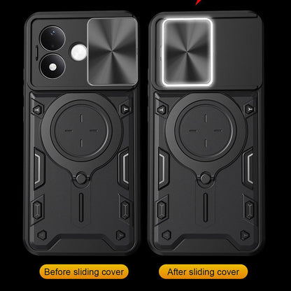 Telefoonhoesje voor Xiaomi Redmi Note 17 Pro, Techsuit, CamGuard Pro, paars