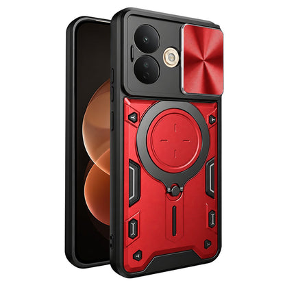 Coque pour Xiaomi Redmi Note 17 Pro, Techsuit, CamGuard Pro, rouge