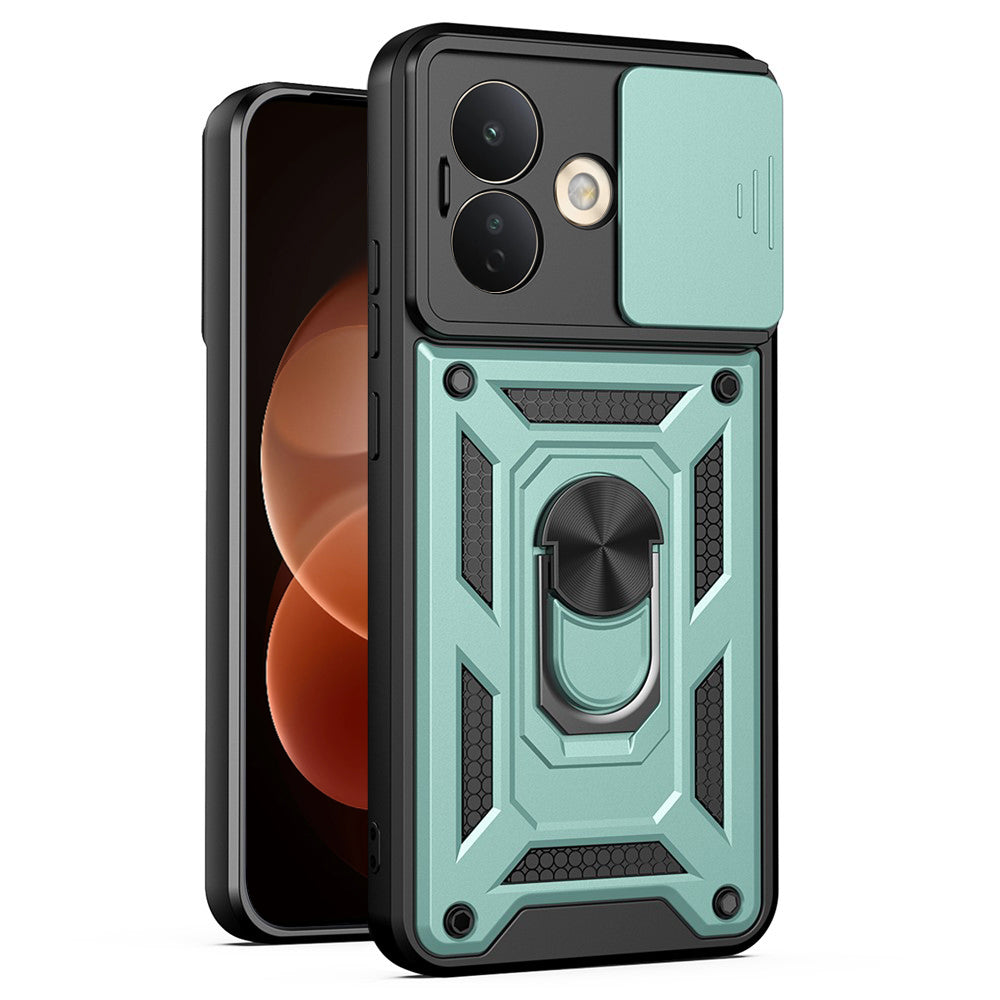 Coque pour Xiaomi Redmi Note 17 Pro, Techsuit, CamShield, verte