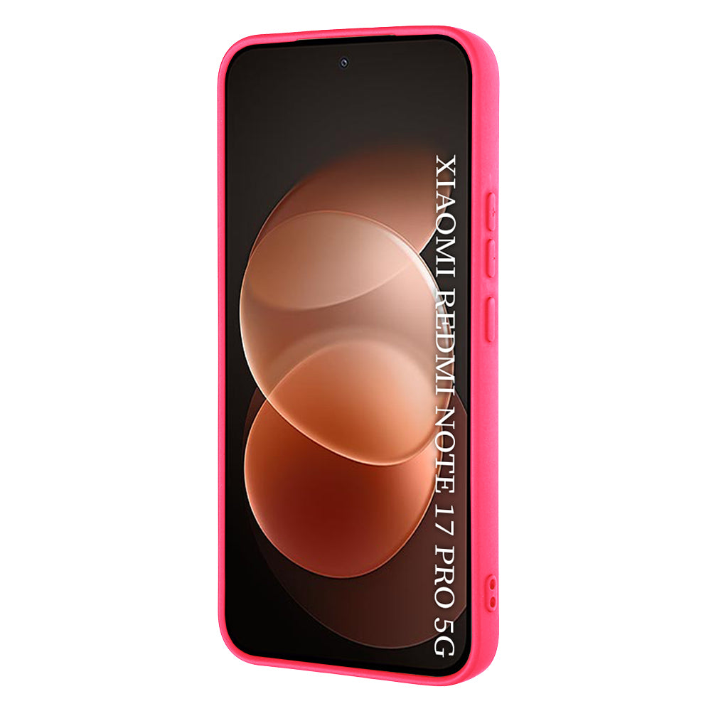 Coque pour Xiaomi Redmi Note 17 Pro, Techsuit, SoftFlex, rose foncé