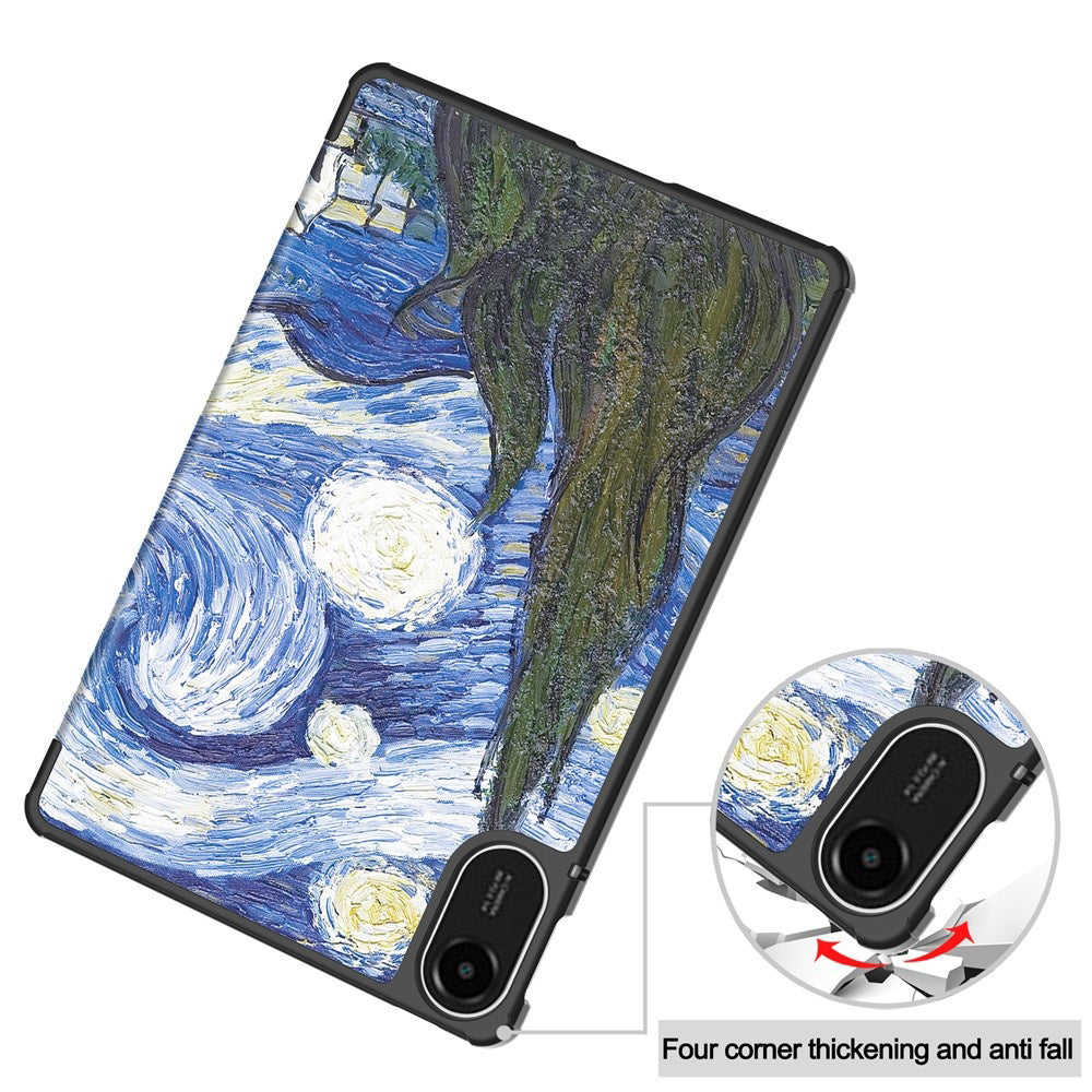 Étui pour Xiaomi Redmi Pad 2 Pro, Techsuit, FoldPro Starry Night, Multicolore