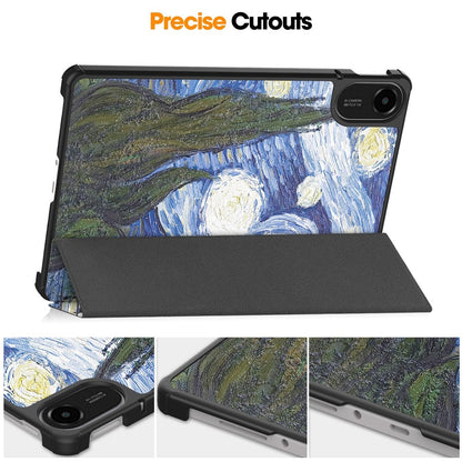 Étui pour Xiaomi Redmi Pad 2 Pro, Techsuit, FoldPro Starry Night, Multicolore